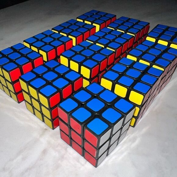 Set of 12 Rubiks cubes minis - great for party favors gifts - speed cube puzzles - Picture 2 of 4